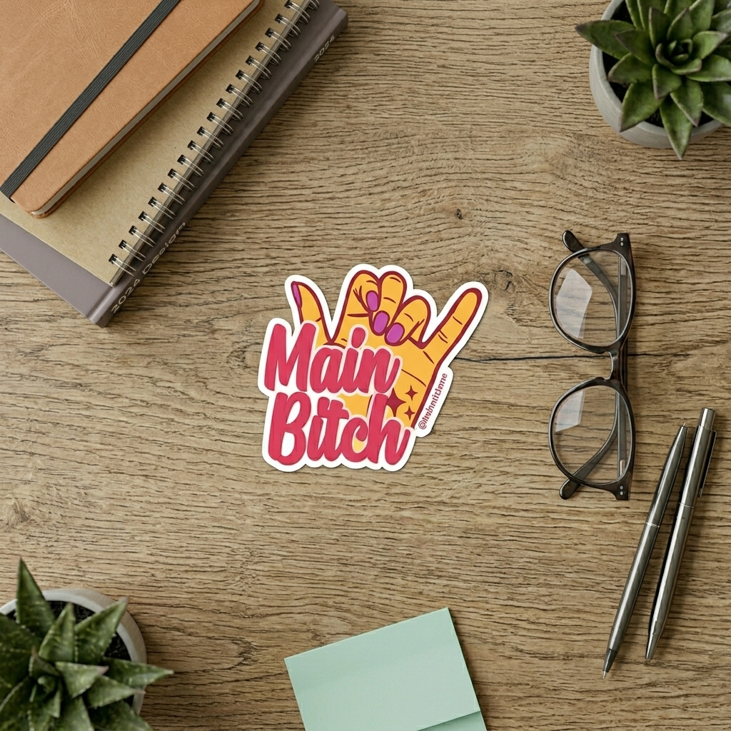 Sticker "Main Bitch"