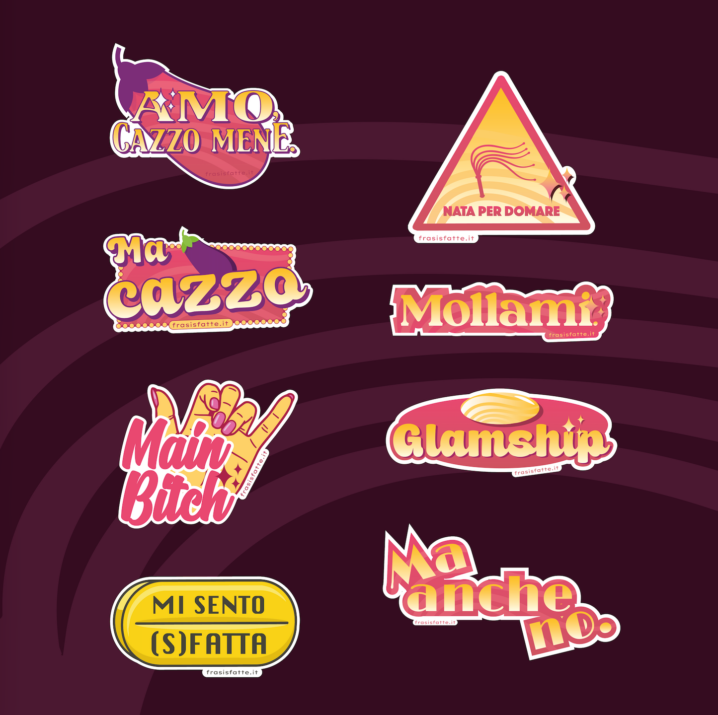 Sticker Pack: Glam Pack
